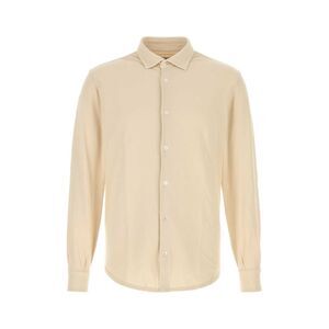 Fedeli Men Sand Cotton Shirt